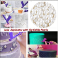 Cake Applicator for Cake Decorating Tool with 10g pearl balls for Cake Decoration. 