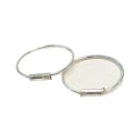 Sterling Silver Nose Ring, Real Chandi Nosering for girls- Twisted (2Pcs). 