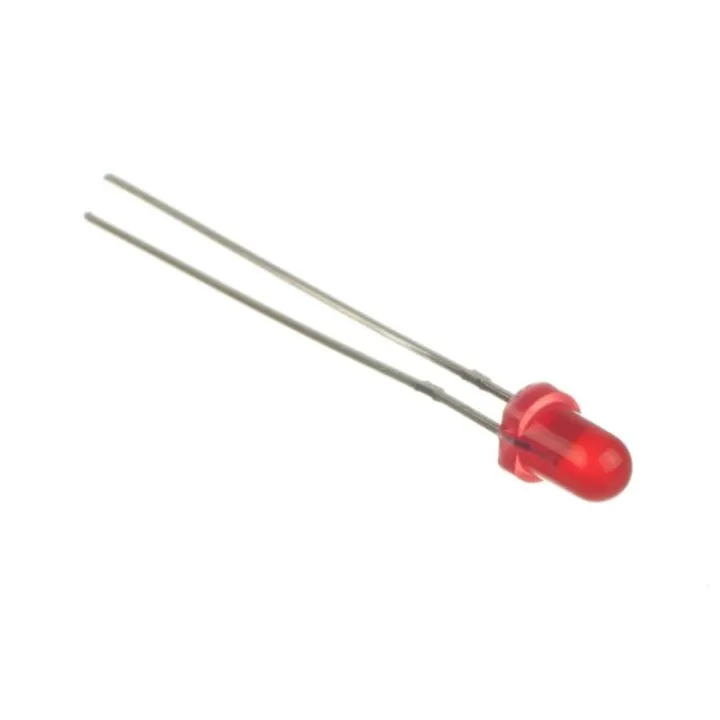 3mm Round Top with Frosted Lens LED - Red LED - Green LED - Ultra ...