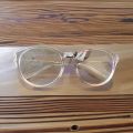 Original Transparent Glasses For Girls - Round White Transparent Lightweight Fashion Glasses For Boys Men. 