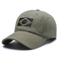 NEW Men Army Camouflage Baseball Cap Embroidered Brazil Flag Caps Outdoor Sports Tactical Hat Cool Casual Hunting Hats. 