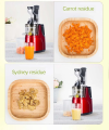 Electric Slow Juicer Slow Grinding Juicer Extractor BPA Free Masticating Wide mouth Cold Press Juicer with reverse motor function - Multifunction fruits and vegetables juice extractor juicer Multifunctional Squeezing Soybean Milk Home Commercial. 