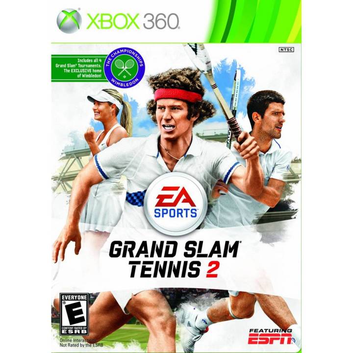 EA Sports Grand Slam Tennis 2 VIDEO GAME  - Xbox 360 - JTAG Modified System