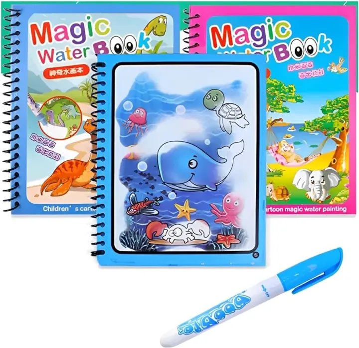 Magic%20Water%20Book%20Painting%20Drawing%20Coloring%20Board%20Book%20Doodle%20&%20Magic%20Water%20Pen%20-%20Image%205
