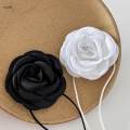 Flower Choker Necklace Romantic Collar Necklaces for Black. 