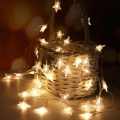 Star Lights,Star String Lights for Bedroom Twinkle Lights LED,20 LED 7 FT LED Star Lights for Xmas Wedding Party Garden Valentine's Day Outdoor Indoor Wall Decors. 