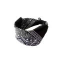 Printed Headband/Bandana Black. 
