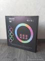 45cm RGB Ring Light 18 inch with 7ft Tripod Stand for Phone Camera iPad Selfie Live Stream YouTube TikTok Video Shooting Best Lighting Atmosphere Ringlight (18 inch). 
