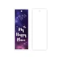 Purple Galaxy Themed Aesthetic Bookmarks | Waterproof Bookmarks | Space and Galaxy Themed Bookmarks. 
