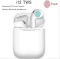 i7S i12 Double and Airpods Wireless Bluetooth Hand Free with Power Bank Pod Stereo Earphones White bluetooth ear phone for all cell phones use. 