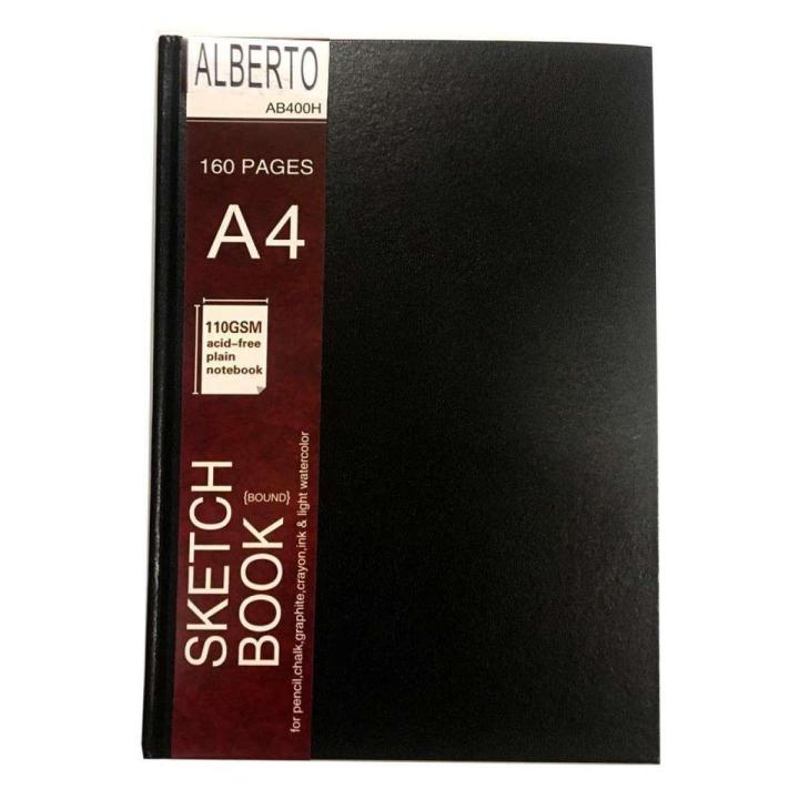 ALBERTO A-4 Sketch Book Hard Bound