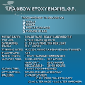 Rainbow Epoxy Enamel GP Quarter Pack (2 Pack System- 0.68 L Base + 0.23 L Hardner). 