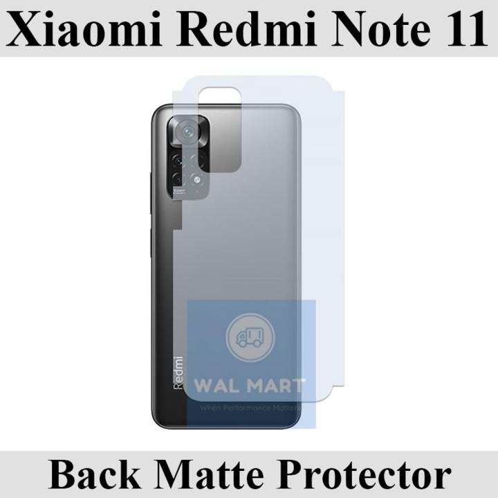 Xiaomi Redmi Note 11 Back Protector Carbon Fiber Matte Soft Skin Sheet For Xiaomi Redmi Note 11