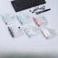 Transparent Sparkling mini 3-hole sandwich shell 3 inch Mini Binder With Pages. 