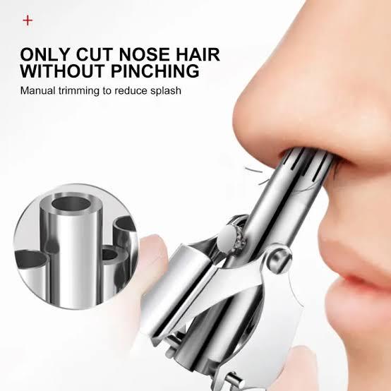 Stainless Steel Manual Nose Trimmer Shaving Nose Ear Hair Face Care