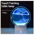 Sandscape Painting - Sand Clock - Moving Sand Art - Hourglass Sand Timer - 3D Moving Sand Mountain Lamp with Metal Stand - Showpiece - Home Decoration | Moving Sand | ByteExpress. 