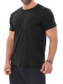 ActiveFlex Dry Fit Gym Shirt Workout Shirts For Men Short Sleeve Athletic Active Tops Quick Dry Crew Neck T Shirt For Running And Gym. 
