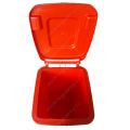 Outdoor Garbage Bin with Wheels - 100 Liters - Large Industrial Dustbin - Wheeled Street Waste Bin - Trolley Type - High Quality Plastic. 