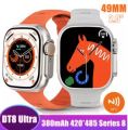 DT8 Ultra Smartwatch 2.0" Screen Multitasking Bar NFC Body Temperature Bluetooth Call Men Women Smart Sports Watch Series 8. 