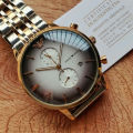 Emporio Armani Wrist Watch For Men Chronograph Quartz Two-tone Stainless Steel 43mm Watch AR1721. 