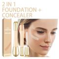 New Double Concealer Foundation Stick Moisturizing Coverage Contour Acne Long Lasting Brighten Waterproof Makeup Spots E8v2. 