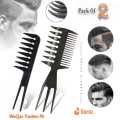 Pack Of 2 Portable Styling Comb Hairdressing Hair Comb Hair brush Professional High Quality Black Set Anti-static Makeup Haircare Hair Stylist Tool Set. 