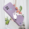 AMORVOR for Realme C21 Back Cover Love Infinity Side design Soft Case Liquid Silicone Phone Cases. 