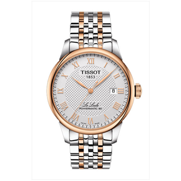 Tissot Le Locle Silver Stainless Steel Silver Dial Automatic Watch for Gents - T-0064072203300