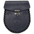 Retro Belt Waist Bag Compact Metal Buckle Hangable Medieval Money Pouch Medieval Unisex PU Leather Coin Bag for Costume. 