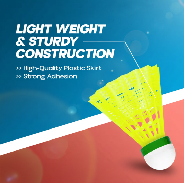 Plastic%20Badminton%20Shuttlecocks%20-%20Durable%20Feather-Like%20Flight%20Shuttles%20(Multi-Pack)%20-%20Image%203