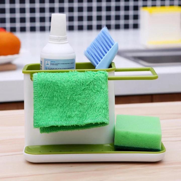 KITCHEN CLEANING TOOL STORAGE BUCKET DRAINING SINK