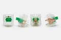 10Pcs/Pack Everglide Transparent Flagship Mechanical Keyboard Switch Sakura Pink/ Emerald Green/ Coral Red/ Amber Orange Shaft. 