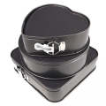 3 Shapes Cake Mold Non Stick Removable Base 24, 26 & 28 cm. 