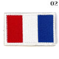 Country Flag Patch Stripes Embroidered Russia UK France EU Netherlands Flag Tactical Patches Army Applique Stripe Badge. 