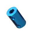 1pcs aluminum coupling 8 to 8mm coupler shaft rod blue CNC 3D printer motor coupling. 