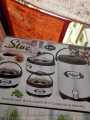Galaxy Pakistan's Favorite Brand Star plus Stainless Steel 4 Pcs Cookware Set 3 Hotpots With Water Cooler. 