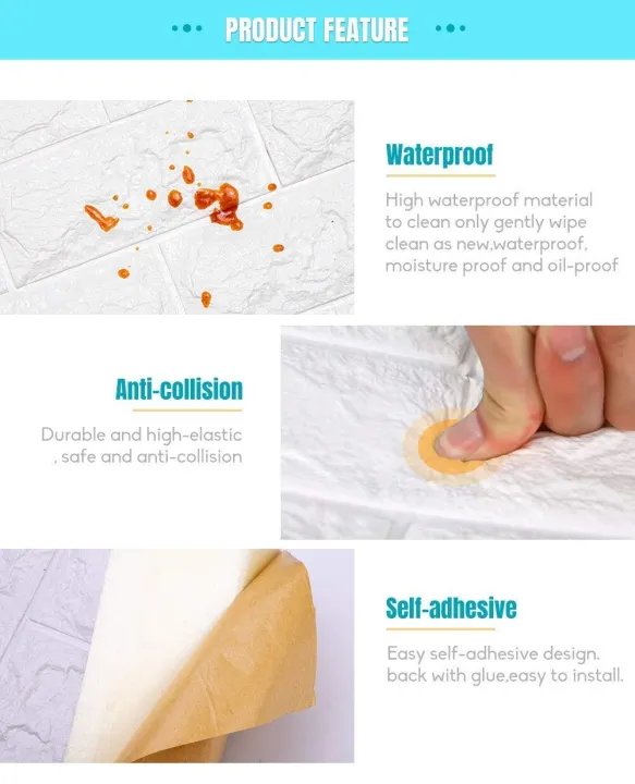 %EF%81%AC3D%20Brick%20Wallpaper%20PE%20Foam%20Self%20Adhesive%20Brick%20Design%20Wall%20Stickers/DIY%20Wallpaper/Panel%20for%20Home%20Hotel%20Living%20Room%20Bedroom%20Cafe%20Waterproof%20Thickness%203mm%20Size%20(70%20x%2077cm)%20Multi%20color%20-%20Image%208