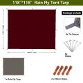 Camping tent outer /Rain Tarp /Double outer for tent/ Parachute cover/TOP Covers /WITH NAILS AND ROPE ,BASE OR SHADE FOR CAMPING TENT WATER PROOF SHEET FOR CAMPING TENT CAMPING TENT OUTER  BROWN COLOR. 