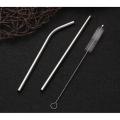 The Best Reusable Straws Steel Straw  for Iced Coffee,Cold Drinks, Stainless Steel Straws with Cleaning Brush, Reusable Straws 3 Piece. For children training. 