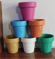 Decoration pack of 5 Round crown pot  6 x 6 inch. 