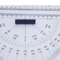 NANLIY- Chart Drawing Triangle Ruler for Ship Drawing 300mm Large-Scale Triangle Ruler for Distance Measurement Teaching Eneering Design. 
