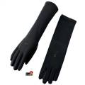 Ladies gloves black/woman cotton muslim hijab hand gloves, sun protecting gloves hijab gloves. 