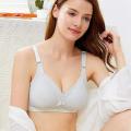Maternity Bra - Front Opening - Bra with Foam - Feeding bra - 100% Cotton - Wireless Bra - Nursing bra - Front Open Button opening Bra - Breast feeding bra Multicolor. 
