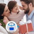 Music LED Star Sky Projection Digital Alarm Clock Calendar For Children Gift. 