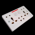 Universal Multi Plug Socket (5 in 1) Double China Fitting Sheet China Switch Board. 