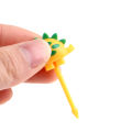 6pcs/set dinosaur Mini Animal Cartoon Food Picks Children Snack Fruit Lonni. 