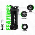 Fitness Sports Classic Protein Mixer Shaker Bottle | Protein Shaker Bottle, Protein Shaker Bottle for Gym | Fitness Shaker Bottle, Water Bottle, Multi-Purpose Bottle, Leak Proof Drinkware. 