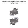 Pack of 2 Aluminum Sliding Window Wheel Window Roller- For Almunium Glass Window. 