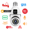 GSS E27 Wifi Security Camera -1080P Full HD CCTV Camera - CCTV Camera Wifi - Wifi Smart Camera - Wifi Camera -Home Security Camera - Smart Camera Wifi - CCTV Wifi - Wifi Camera Blub Socket - Security Camera For Home Wifi - Camera CCTV - Security Cam. 