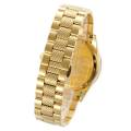 Emporio Armani Gold Strap Black Dial Chronograph Men's Watch - AR5857. 